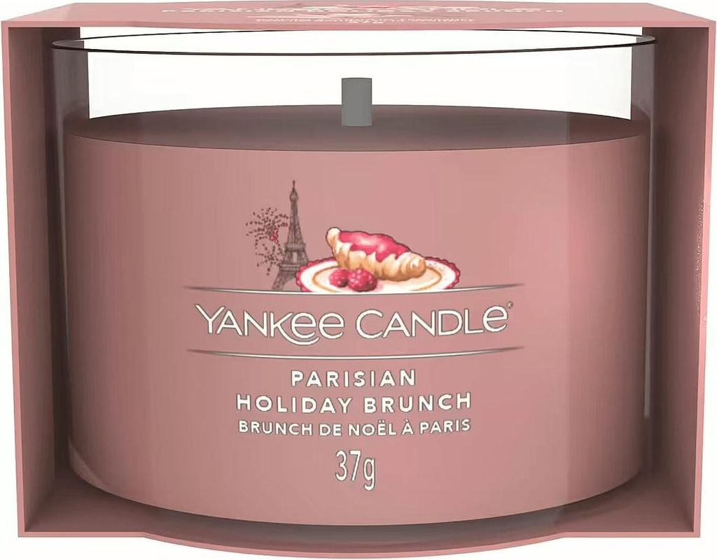 Yankee Candle Parisian Holiday Brunch Glasvotivkerze 37g