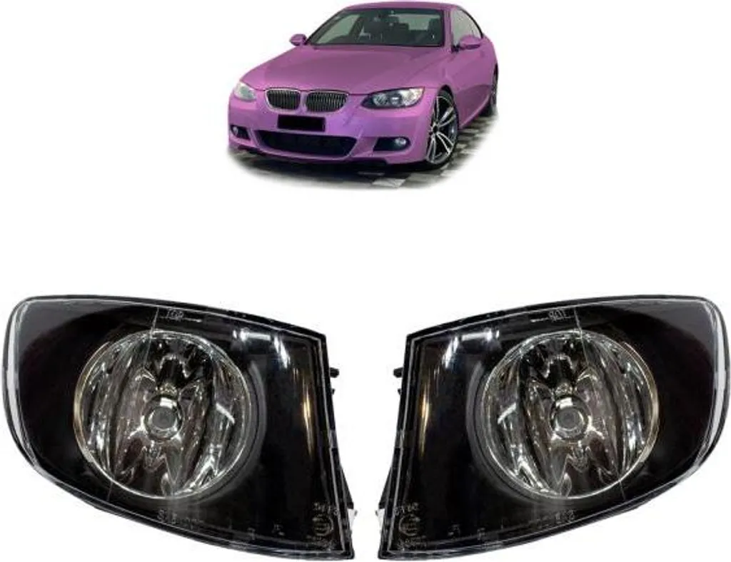 Kit Optiques Antibrouillard pour BMW E92 E93 - Lentilles Claires de Rechange