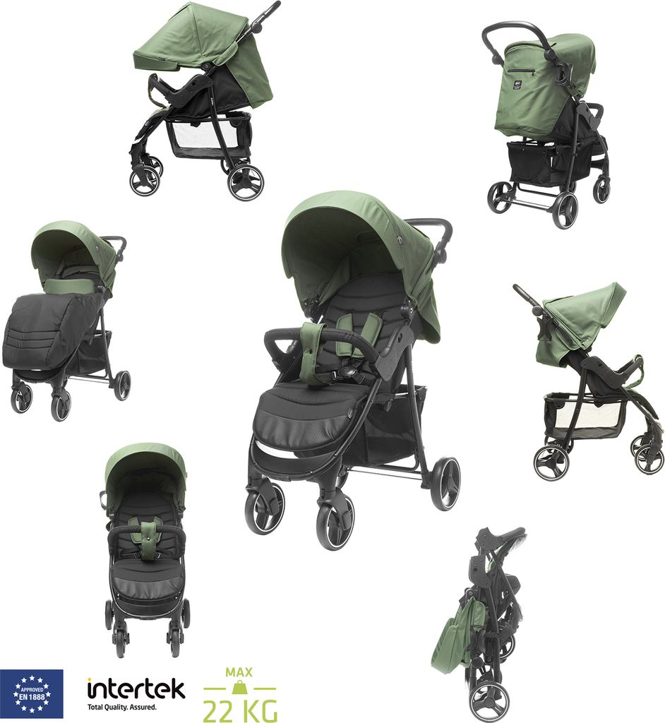 4BABY Rapid sportovní kočárek Velký lehký kočárek nastavení Obrázek produktu 2