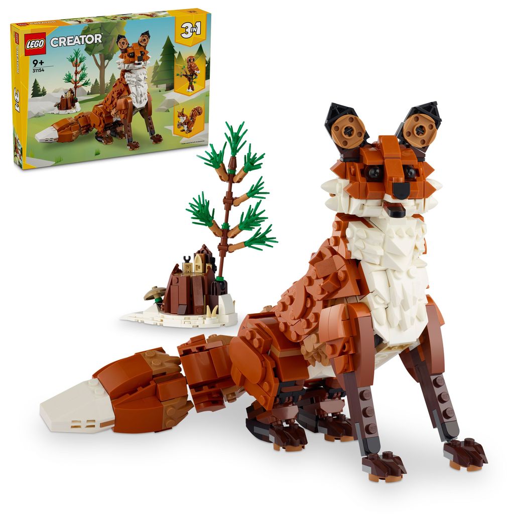 Lego Creator 31154 Red Fox Zvířátka z lesa: Liška obecná Obrázek produktu 