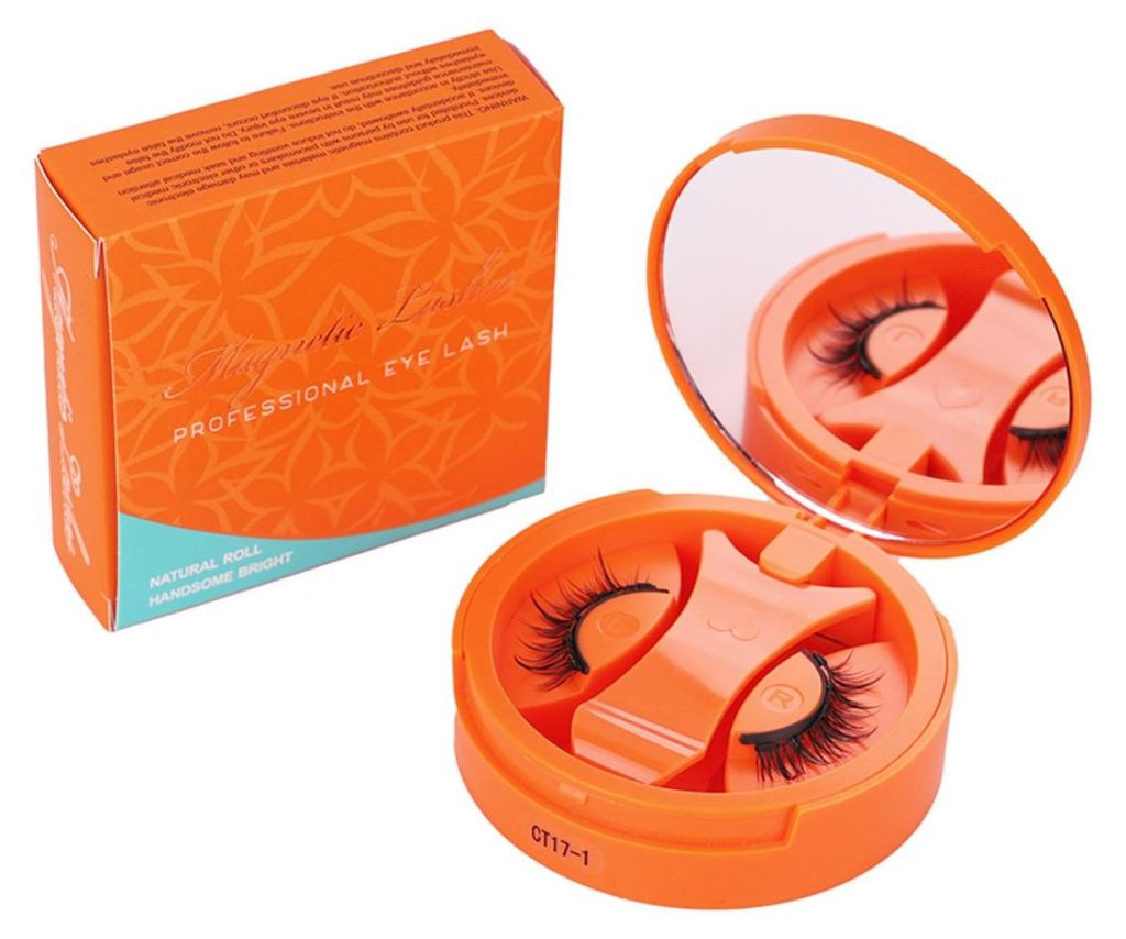 INF Leichte 5 Magnet Wimpern, runde Magnete, Faser, Makeup, 2.5cm x 0.9cm