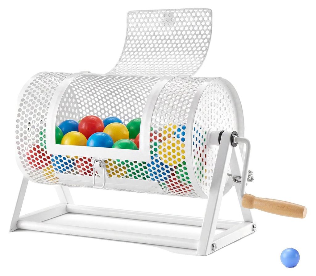 VEVOR, tambor para rifas, 295xØ167 mm, tambor para boletos Imagen del producto 