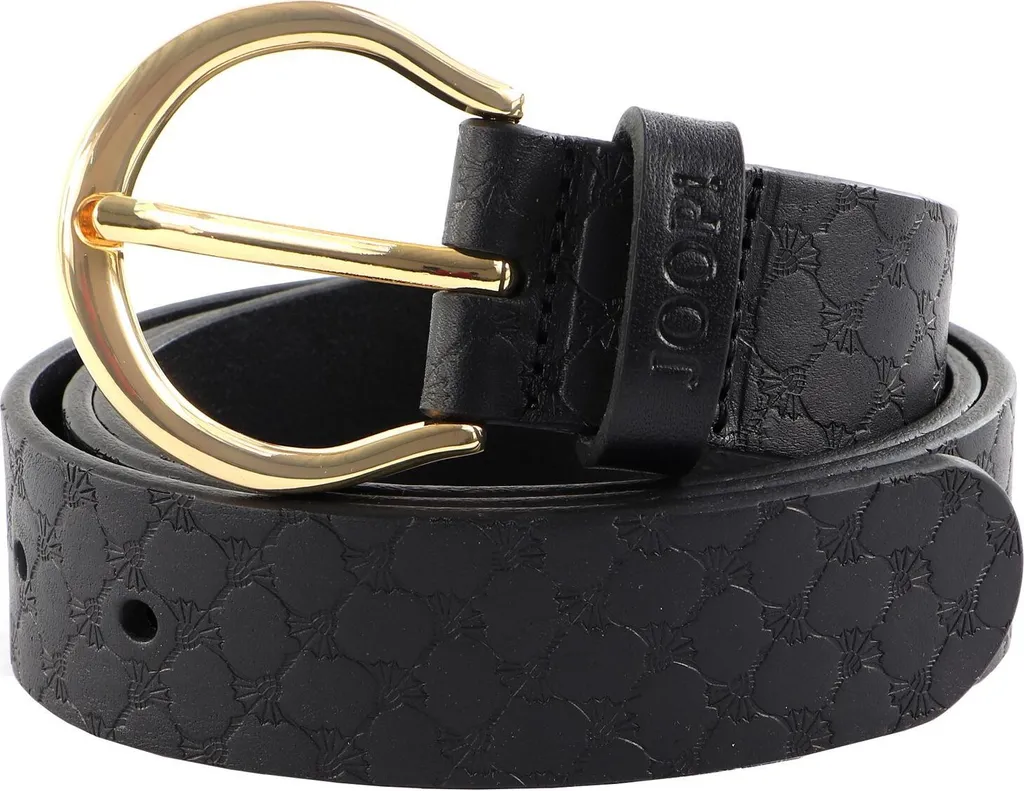 JOOP! Pelle cintura DOB 3,5 cm Belt W115 Black nero
