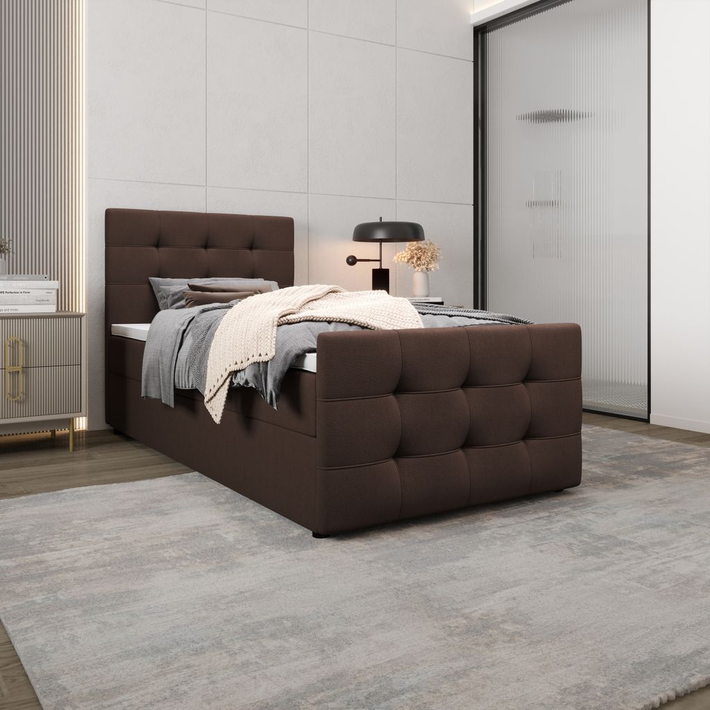 Boxspringbett MILANO 2 100x200 Cosmic 800