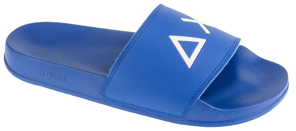 SUN68 Slippers Logo X36110-58, Badelatschen, Herren, Blau