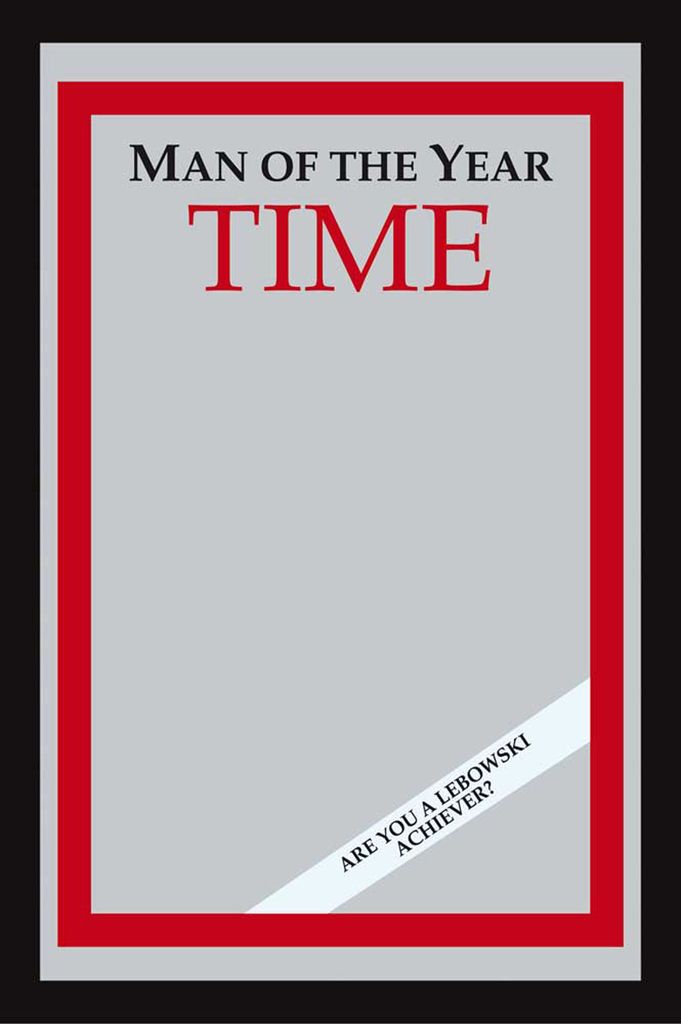 Fun Man Of The Year - 20x30 cm bedruckter Spiegel im Produktbild 