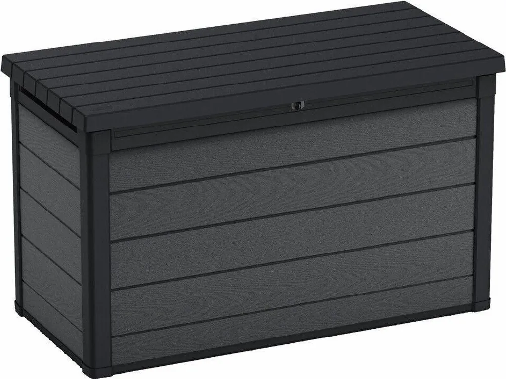 Cabanon de jardin Keter Cortina 757 aspect résine gris anthracite