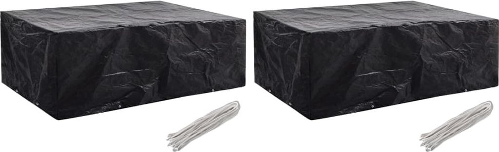 Maison Exclusive Gartenmöbel-Abdeckungen 2 Stk. 8 Ösen 242x162x100 cm