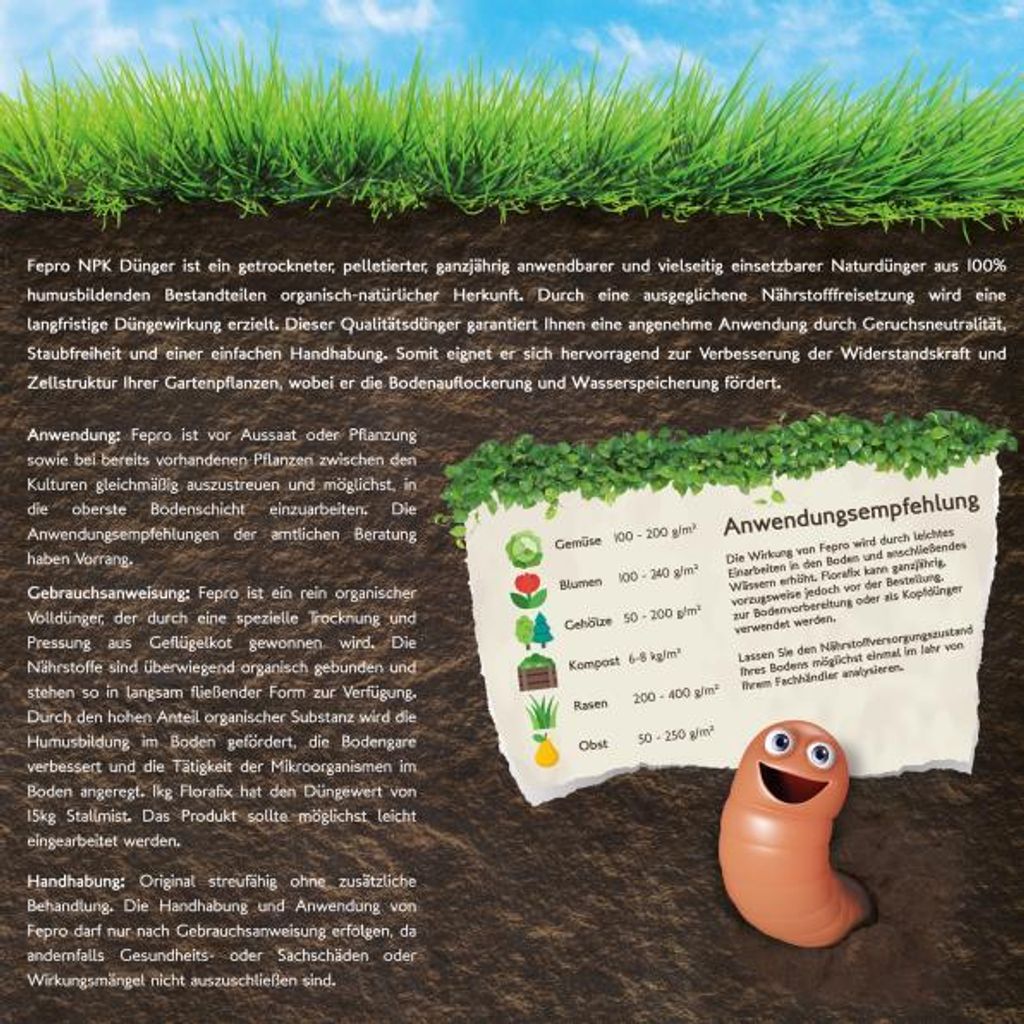 Fepro® trávnikové hnojivo s dlhodobým účinkom 25 kg Obrázok produktu 3