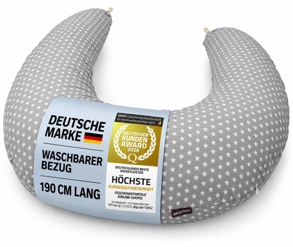 Smoothy Seitenschläferkissen & Stillkissen 155x30 cm – Produktbild 
