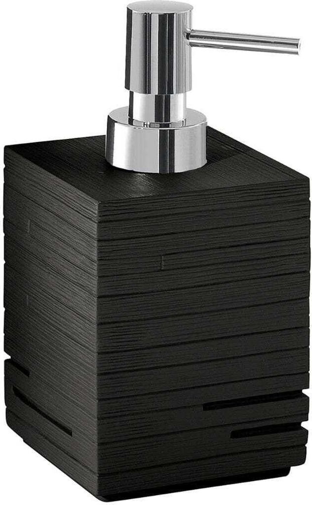 420ml Flüssigseifenspender aus schwarzem Harz | Pervinca