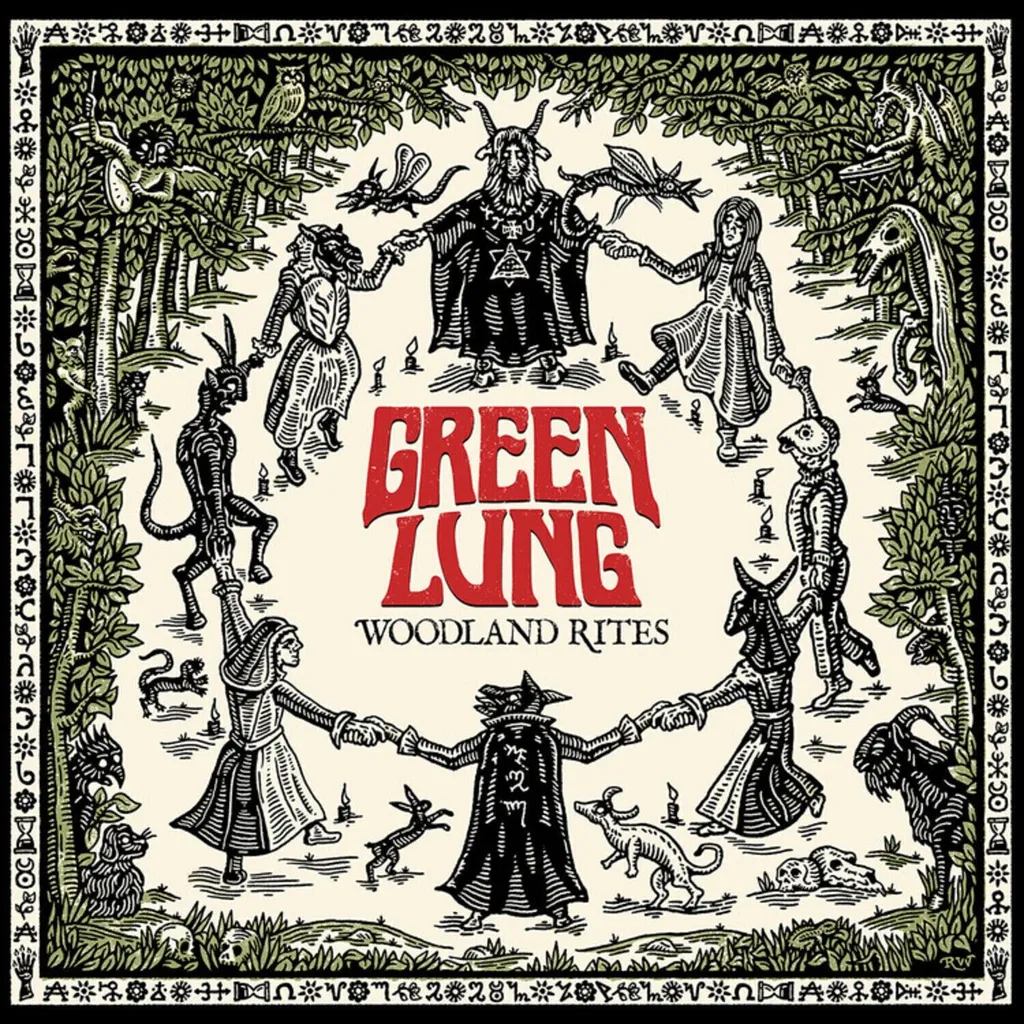 Green Lung Woodland Rites Vinyle Réédition Couleur Olive Verte LP Neuf