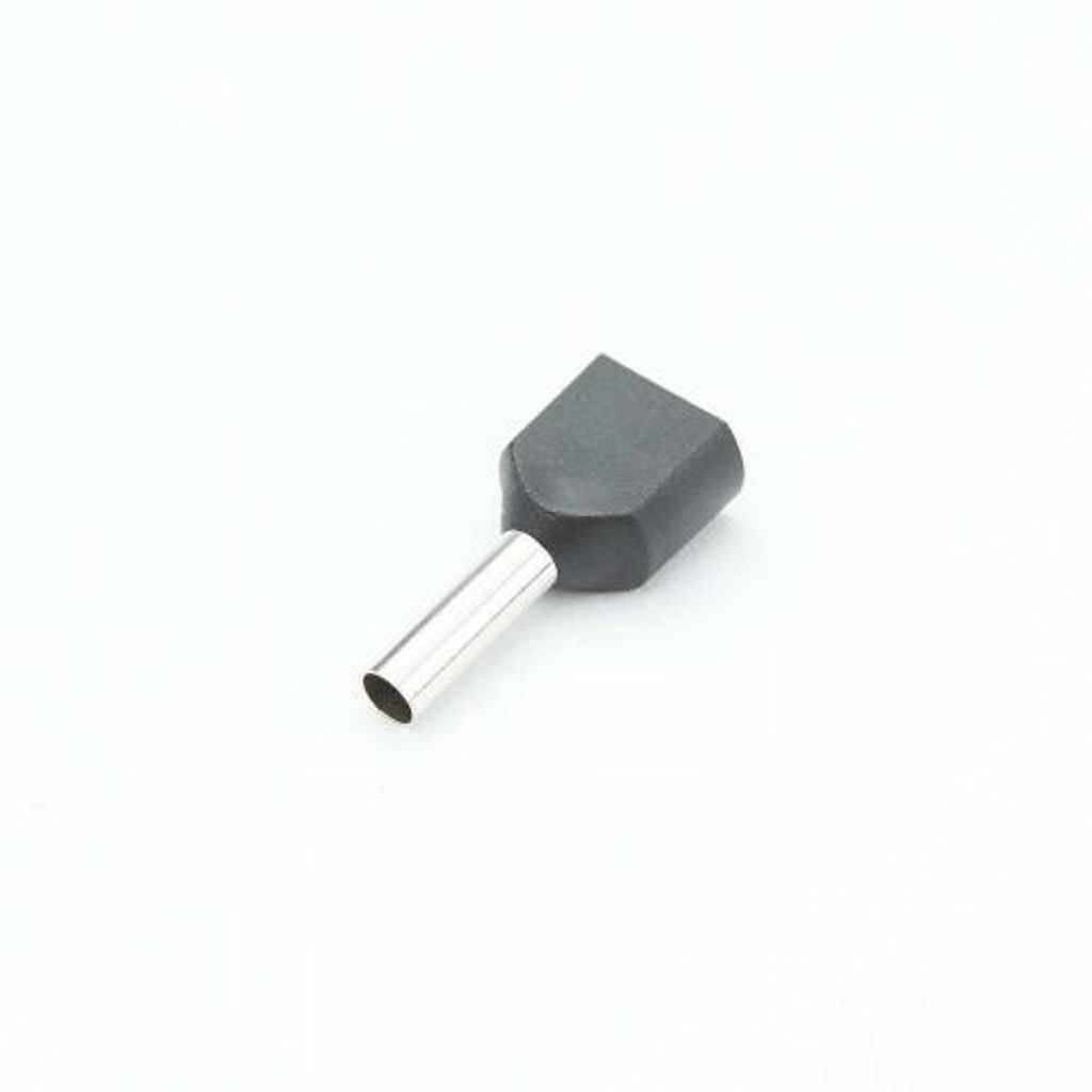 Aderendhülsen Variante - Größe: 2x1,5mm² schwarz TWIN - Isoliert: ja - Menge: 1000 Stück