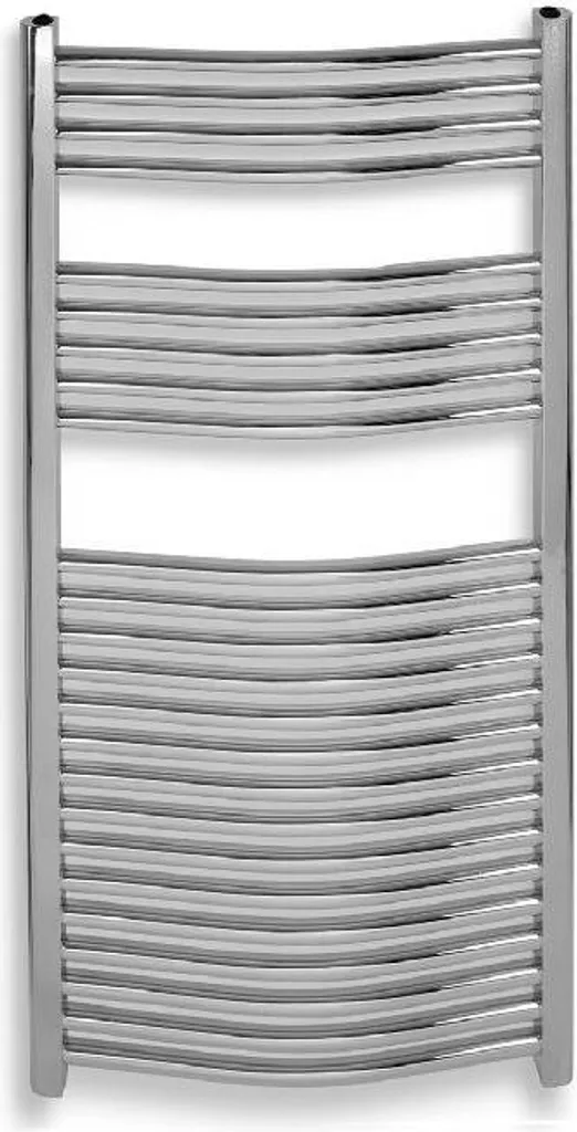 Sèche-serviettes eau chaude design rond 450x1200 mm chrome brillant