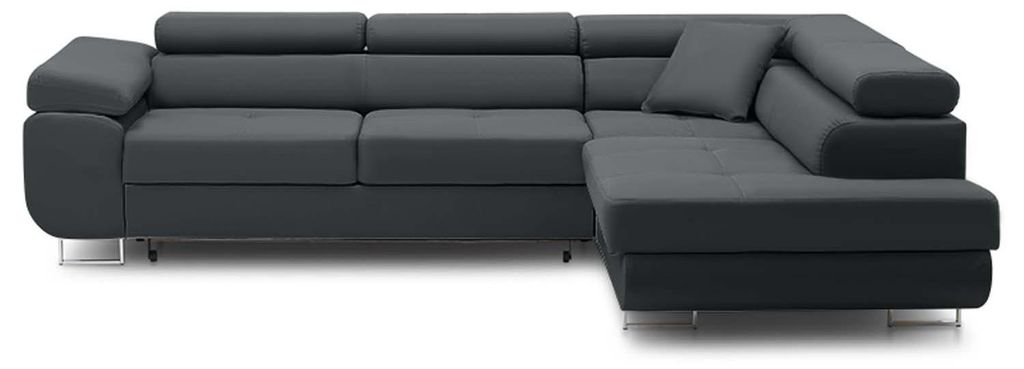RIGATTO - Ecksofa mit Schlaffunktion, Bettkastem, Komfort Produktbild 