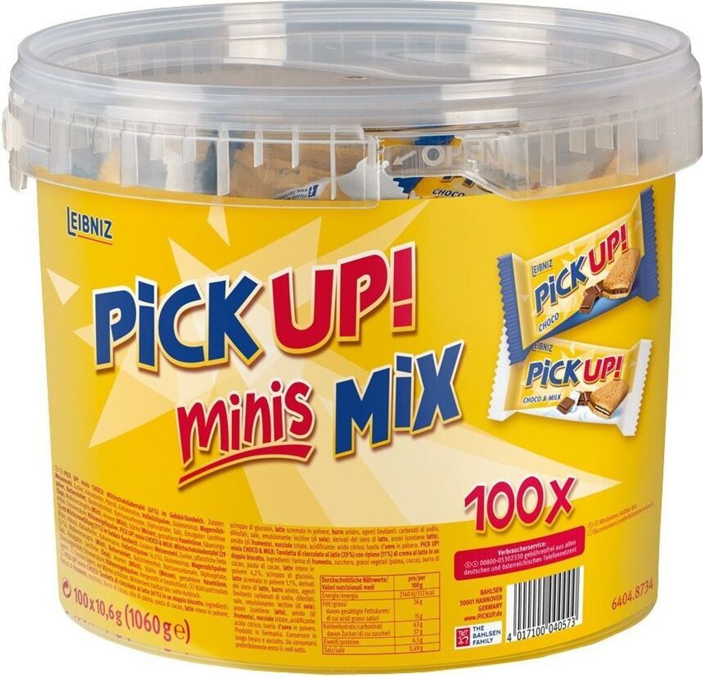 Leibniz 40570 Keksriegel "PiCK UP! minis", Vorteilsbox Zdjęcie produktu 