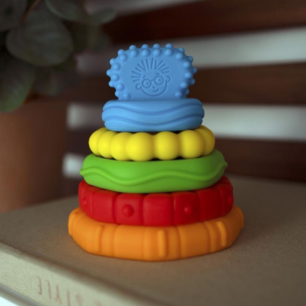 Multitextúrna hračka na hryzanie Baby Einstein Stack & Obrázok produktu 