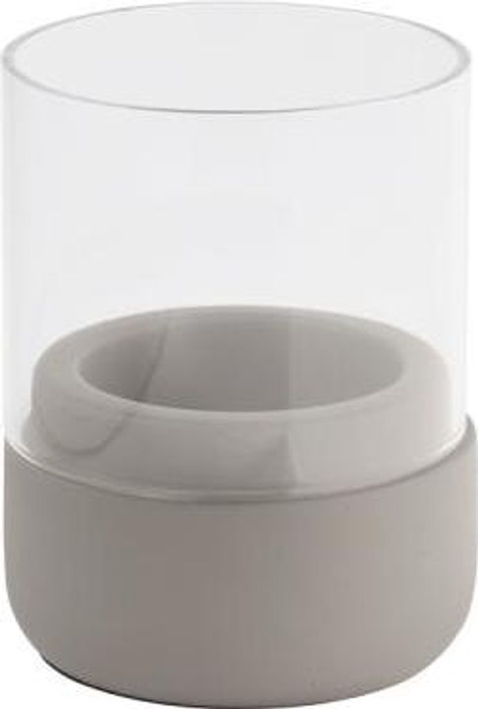 APS 3038 Windlicht ELEMENT, 2er-Set, Beton/Glas, Ø 6 cm, Produktbild 
