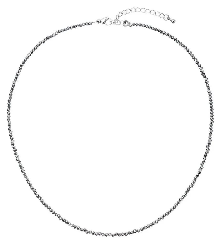 Collier perles Terahertz en acier : accessoire bien-être au quotidien