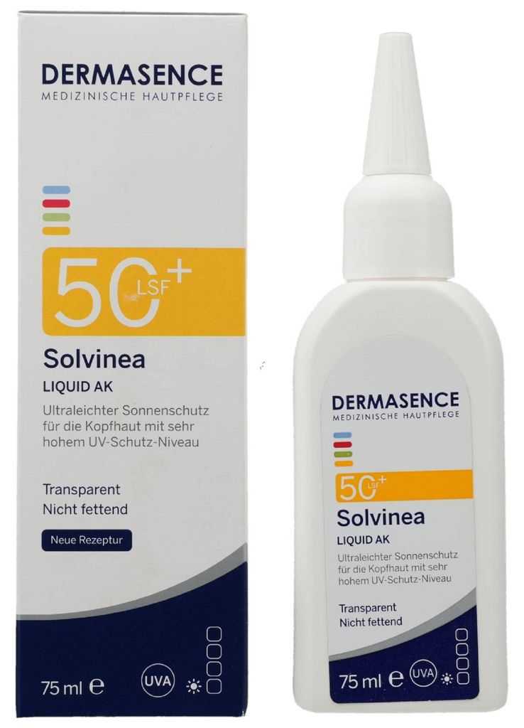 Dermasence Solvinea Liquid AK Lsf 50+ 75 ml Immagine del prodotto 