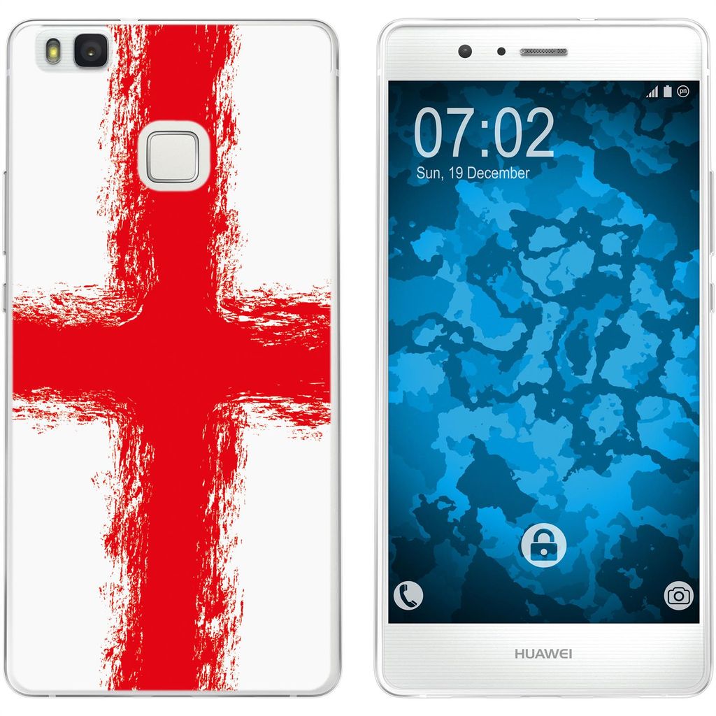 PhoneNatic Case kompatibel mit Huawei P9 Lite Silikon-Hülle WM England M4