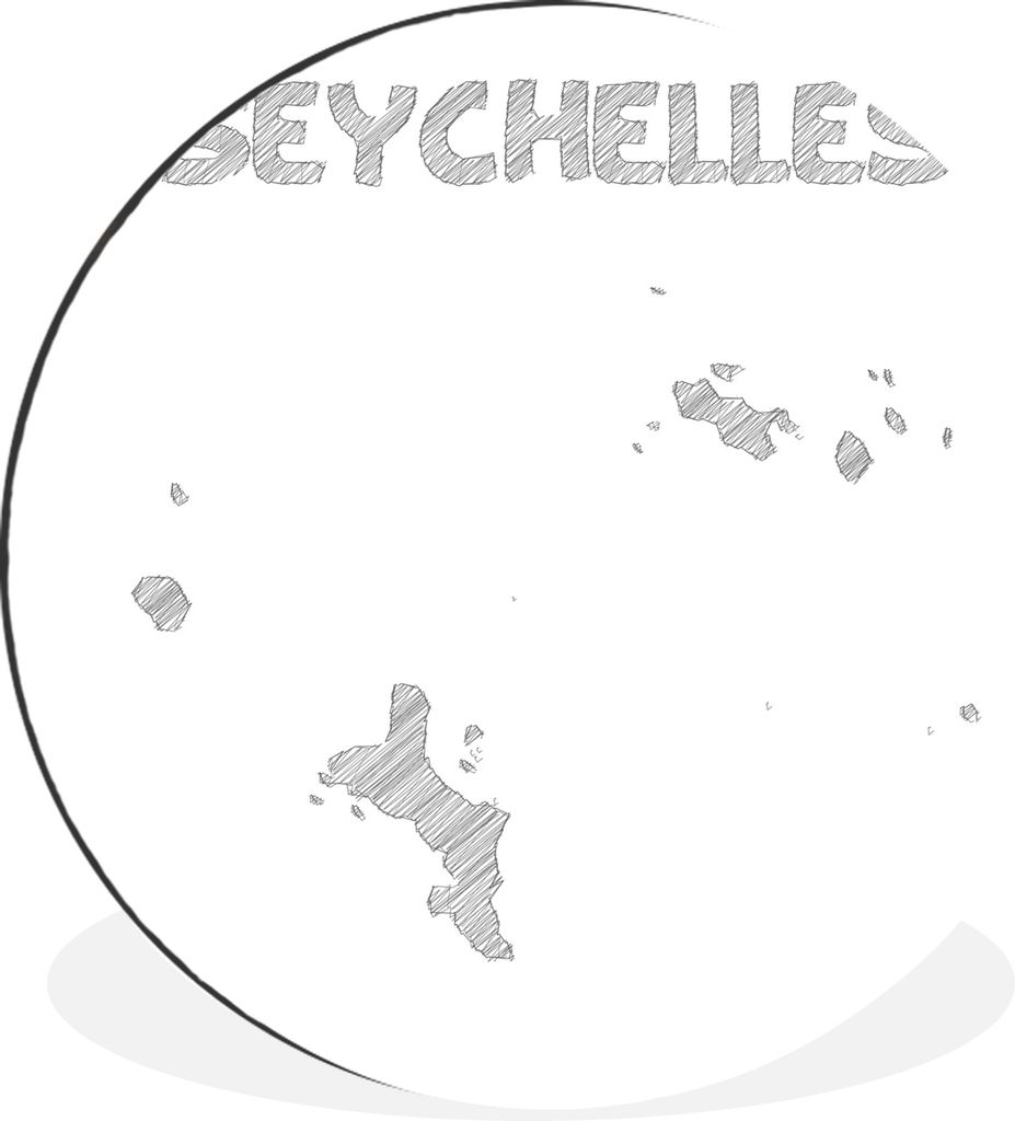 MuchoWow - Mauerkreis - Wandbilder - Runde Bild - Bild aus Aluminium - Schlafzimmer - Wohnzimmerdekoration - Wand Dekoration