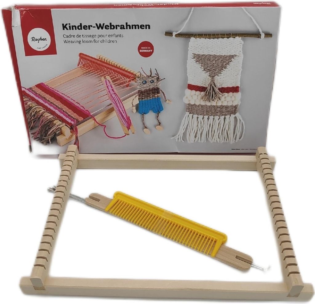 Rayher Holz Webrahmen Kinder Webbreite natur inkl 7202200 Produktbild 