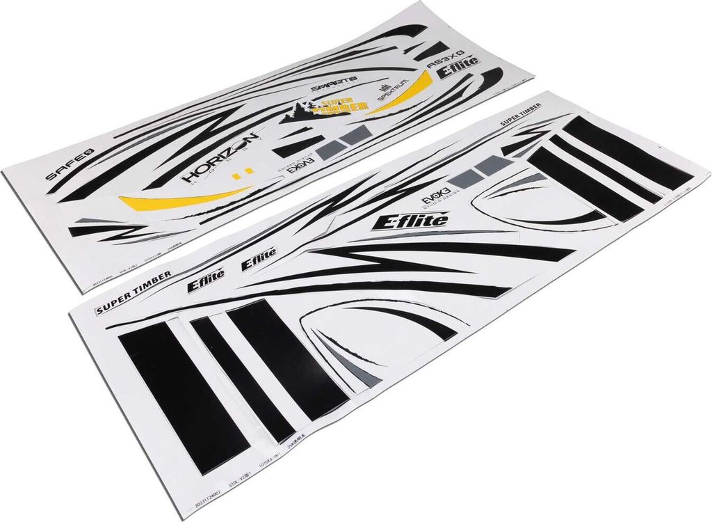 E-flite Aufkleber Sheet: Super Timber 1.7m