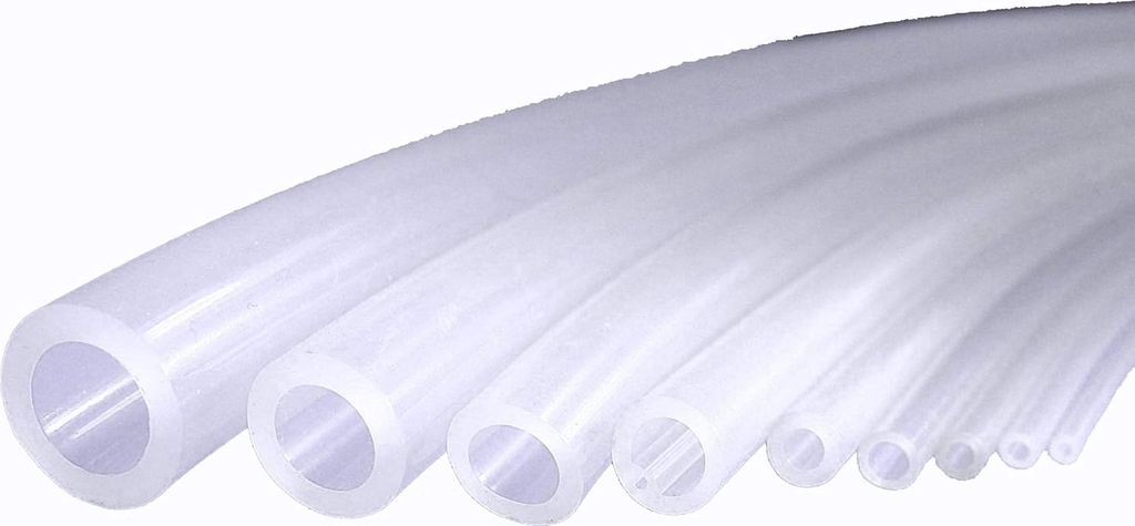 Flexible Silikonschlauch 12 mm ID x 16 mm AD Wanddicke 2 mm - 1 m Länge - Wasserluftschlauch geeignet für Aquarium und Gartenbewässerung.