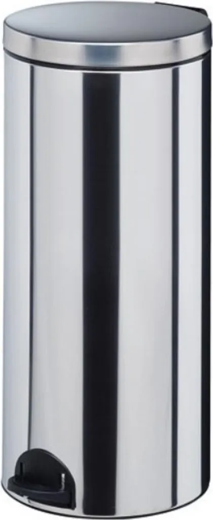 Poubelle à Pédale 30L pour Cuisine Moderne en Acier Inoxydable élora