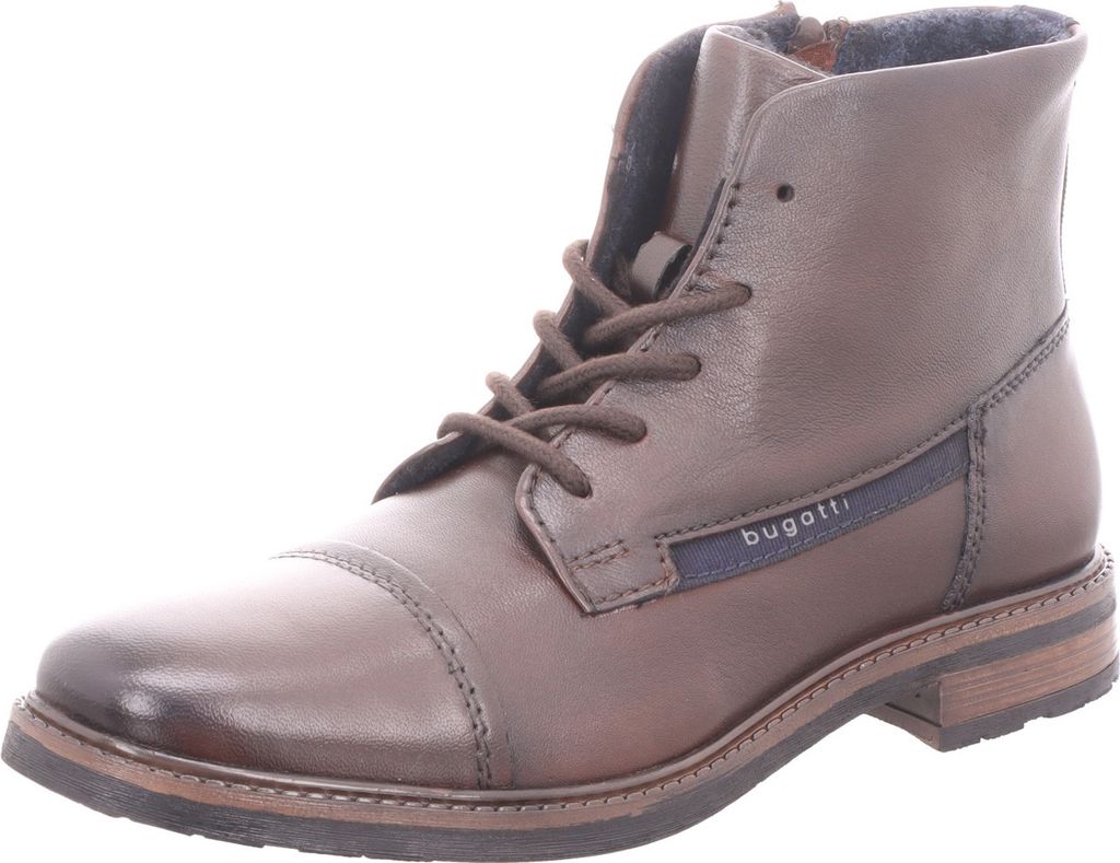 Bugatti Herren Schnürstiefelette Marcello Eco schwarz Produktbild 