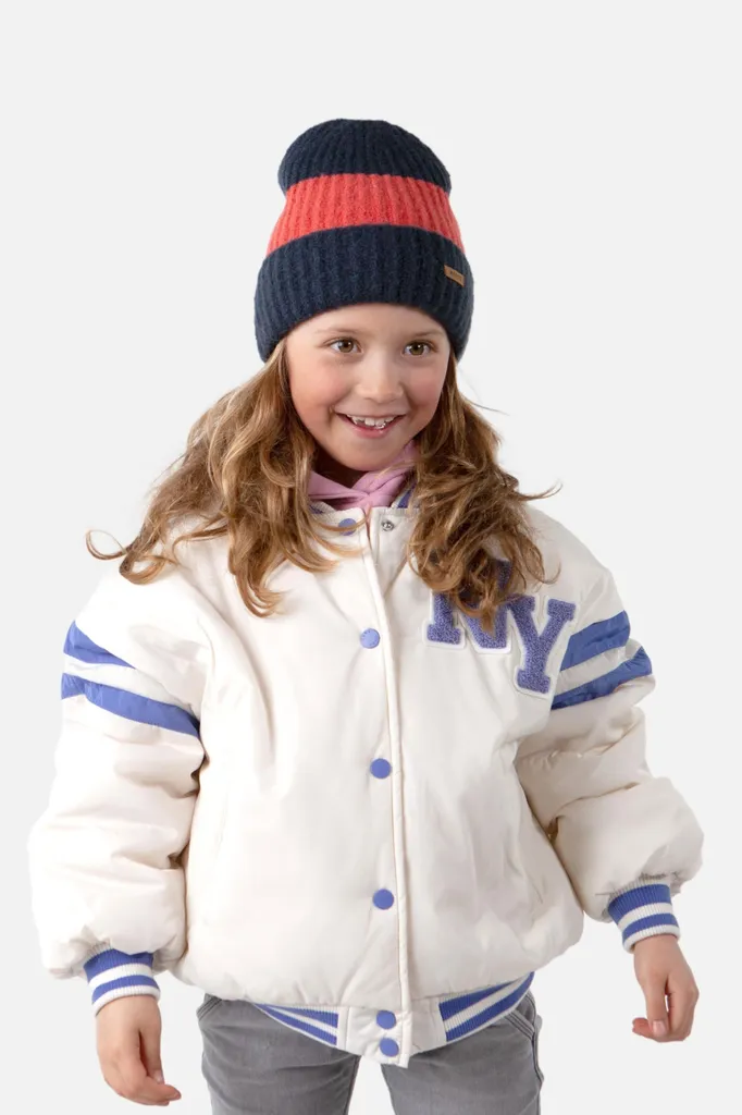 Bonnet bleu marine Barts Mixie 53-55 doublé polaire anti-démangeaison