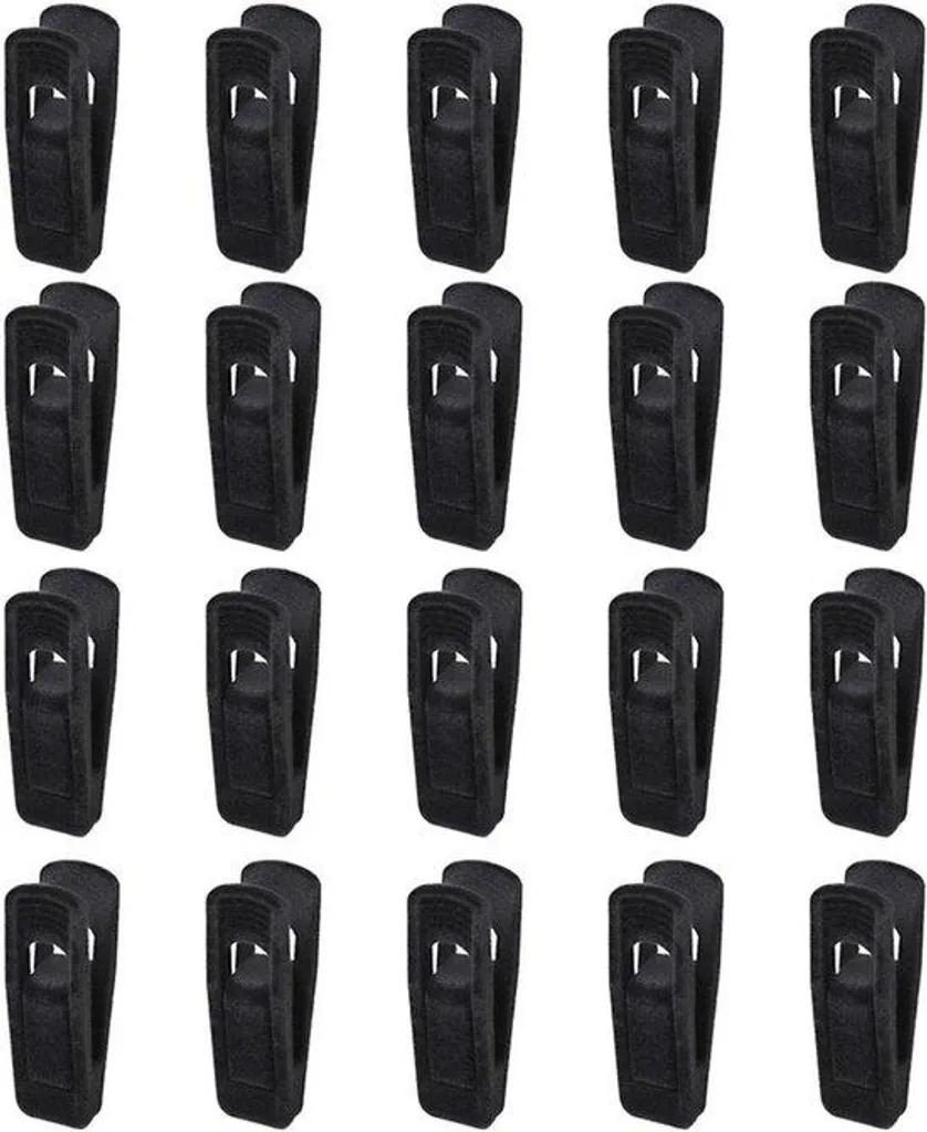Clips de suspension antidérapants en velours amovibles lot de 20