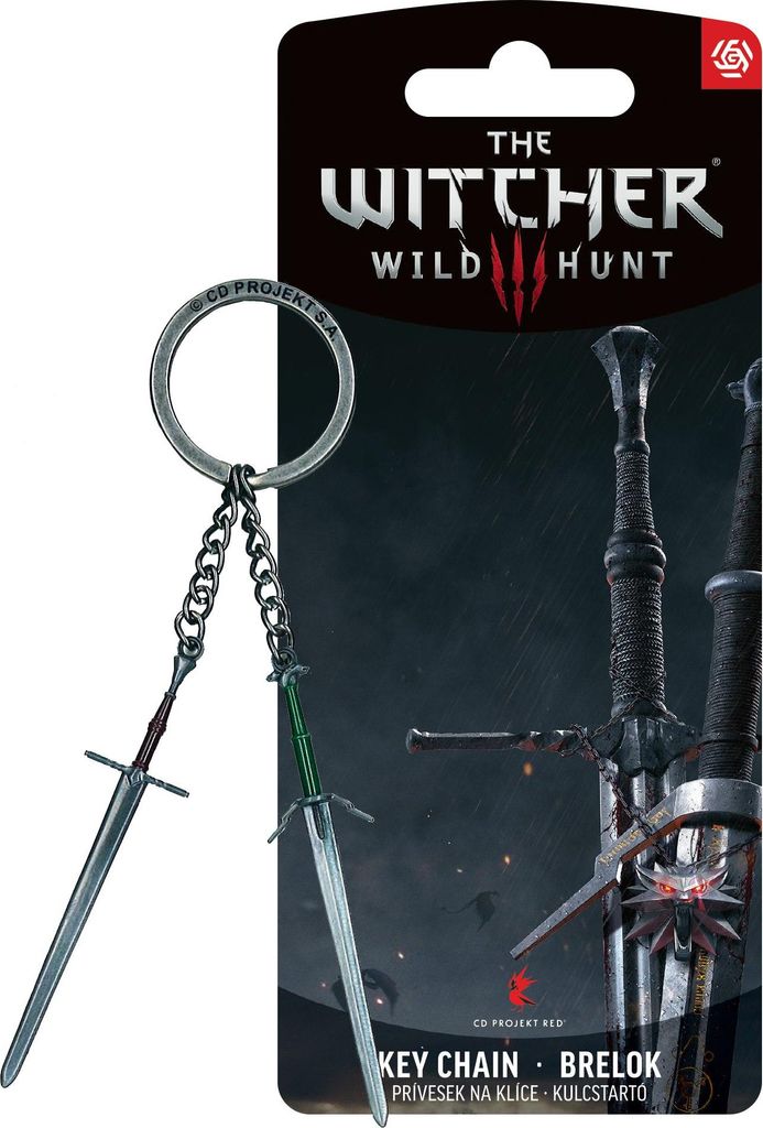 Cenega The Witcher 3 Geralt Two Swords Keychain, Figurka Zdjęcie produktu 