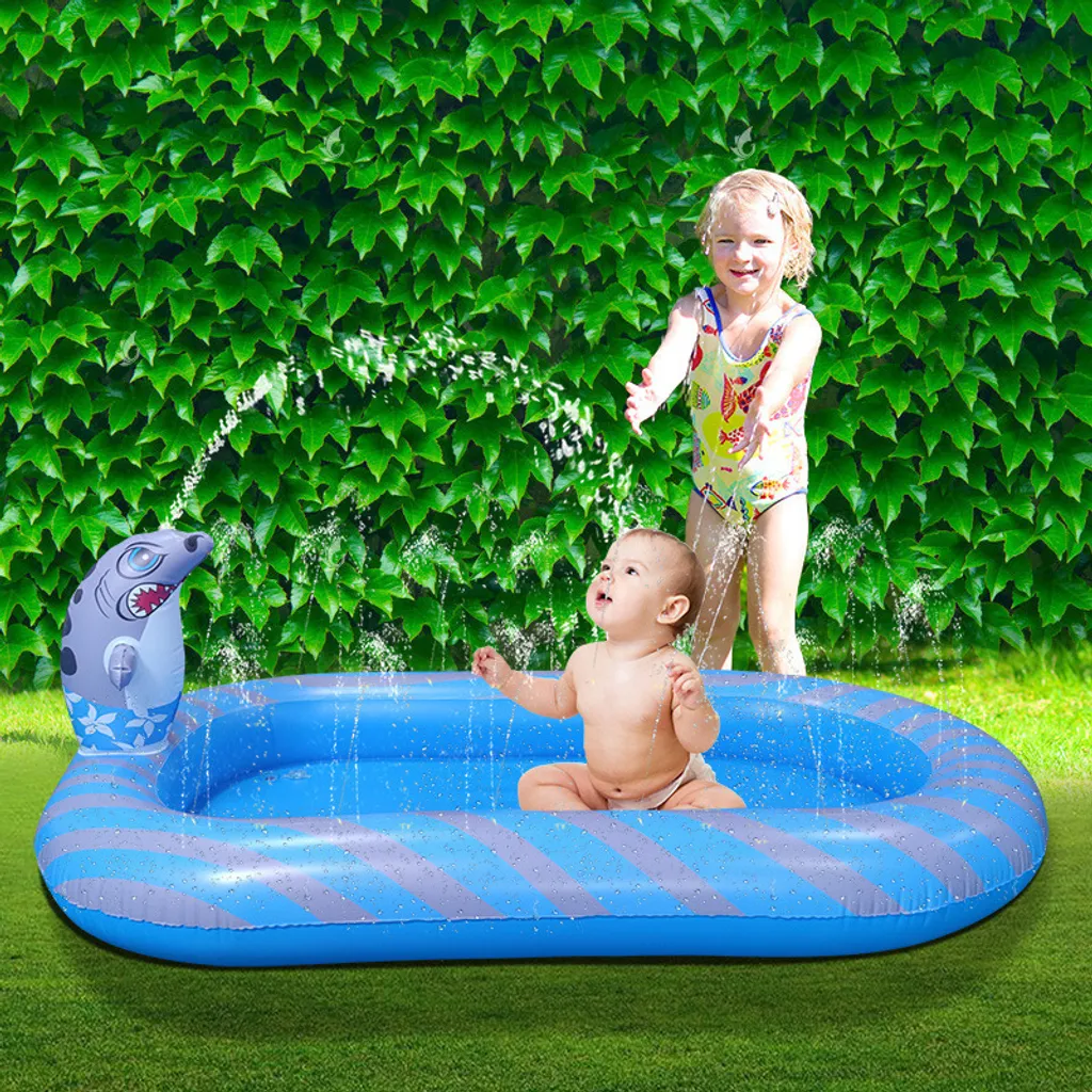 Piscina per Bambini 170x105x55cm - Vasca Gonfiabile Estiva Sicura
