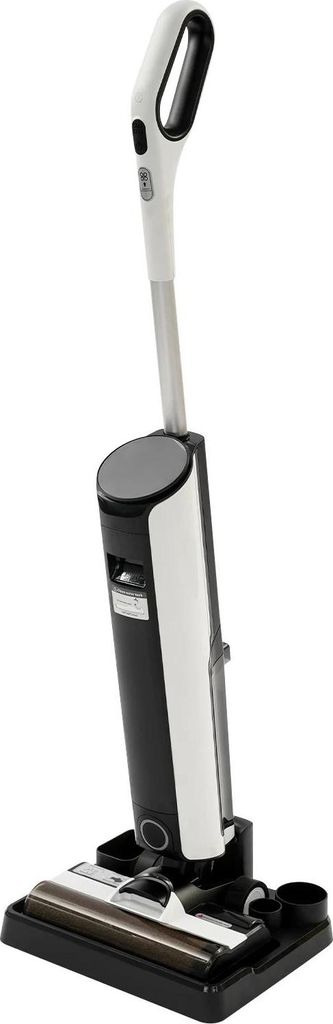 Kabelloser Bodenreiniger - Saug- und Wischgerät - Nass & Trocken - 110 W - 1100 U/min - LCD-Display - 220 V - Schwarz