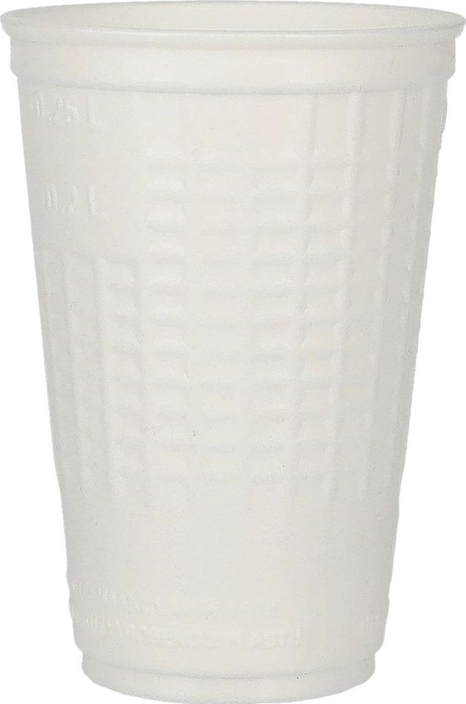 Gobelet thermique en plastique STARPAK 0,25 l blanc 50 Image du produit 