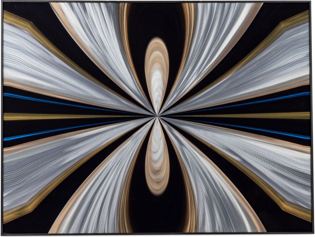 Wunderschönes 3D Wandbild Abstrakt aus Aluminium inklusive Produktbild 