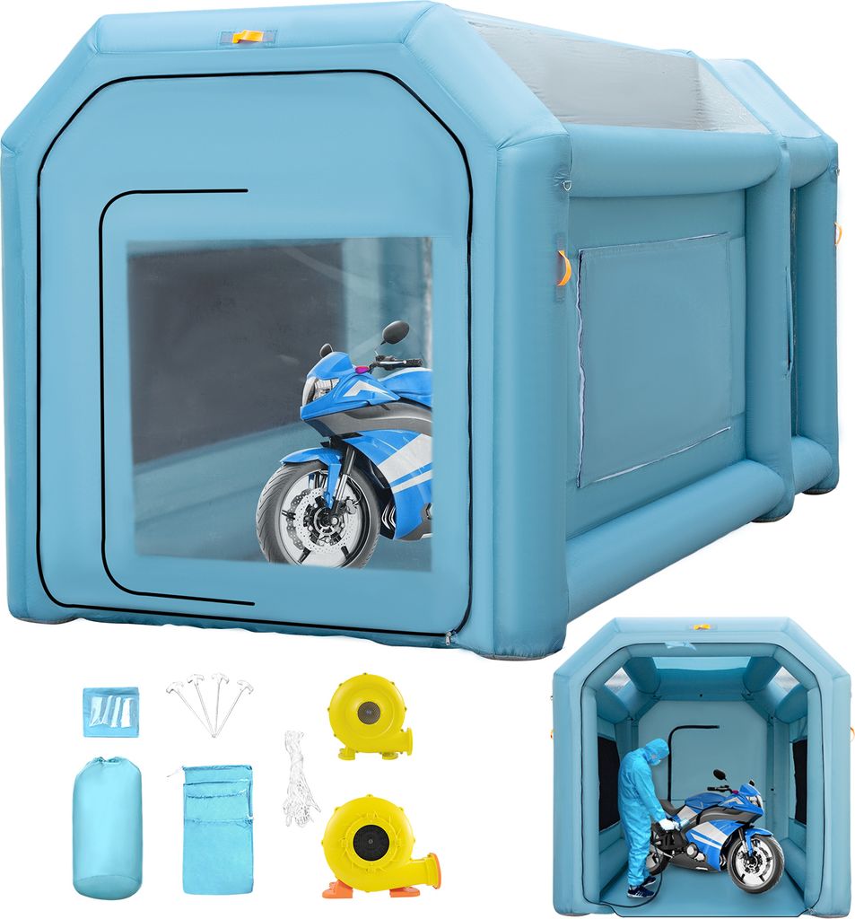 SucceBuy Cabine de peinture gonflable portable 13 x 8 x Image du produit 