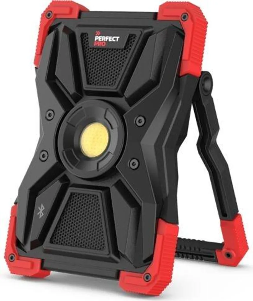Lampe de travail pour chantier LED PerfectPro L-100 sono Bluetooth