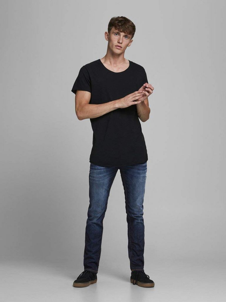 JACK & JONES Herren Slim Fit Jeans TIM JJ ORIGINAL Straight Legs |