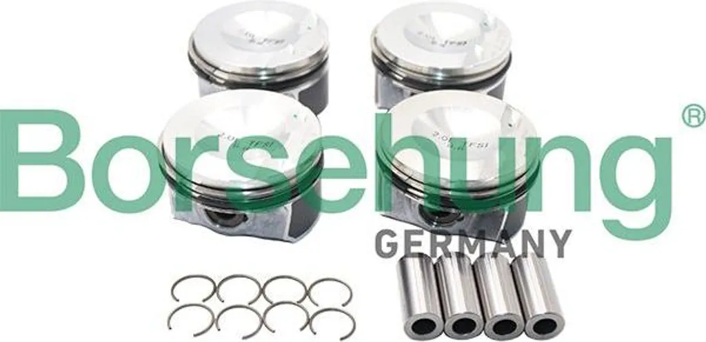Jeu de segments de piston Borsehung B13583 OE 06H107065AB pour VAG 2.0 TFSI