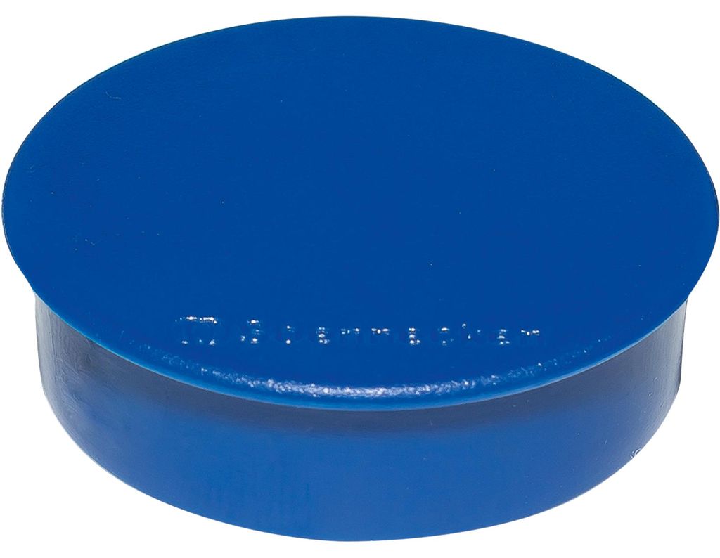 Soennecken Magnet 4884 rund 38mm 2,5kg blau 10 St./Pack. Produktbild 