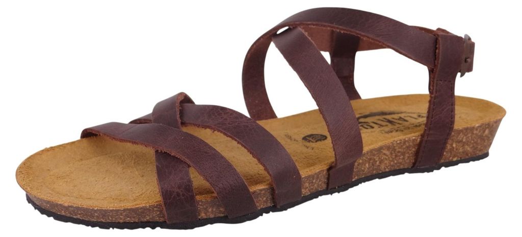 Plakton Damen Komfort Sandalen Fran Vali 405184 405184 Dakota Braun