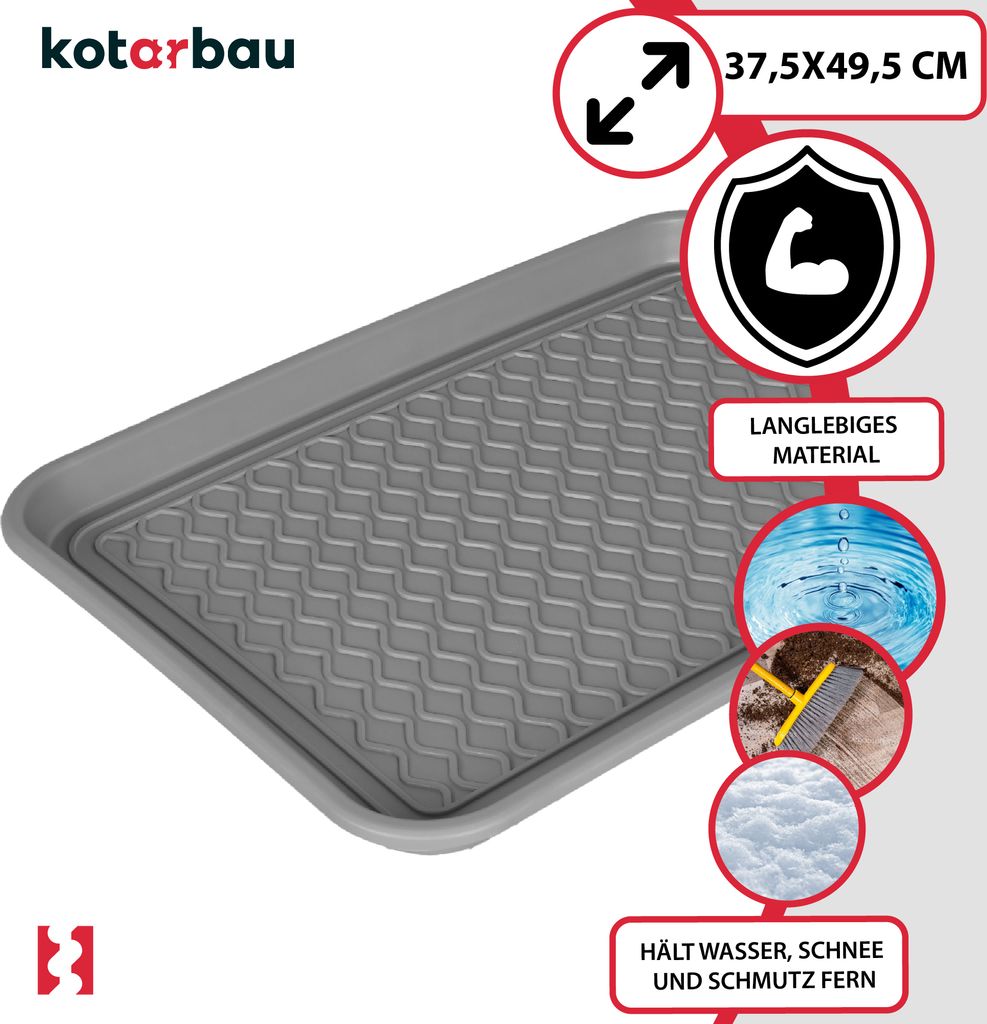 KOTARBAU® Sada 2 odkvapkávacích táckov na topánky 38x50cm Obrázok produktu 6
