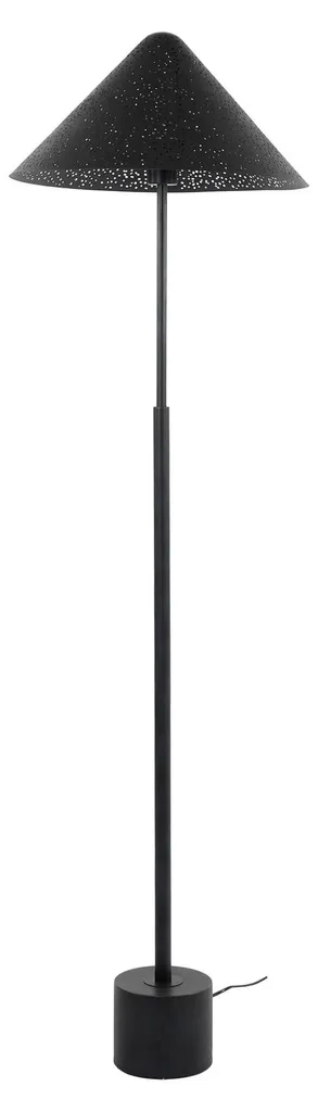 Lampadaire Design Anthracite Kosmos 45x154 cm - Finition Métal Noir