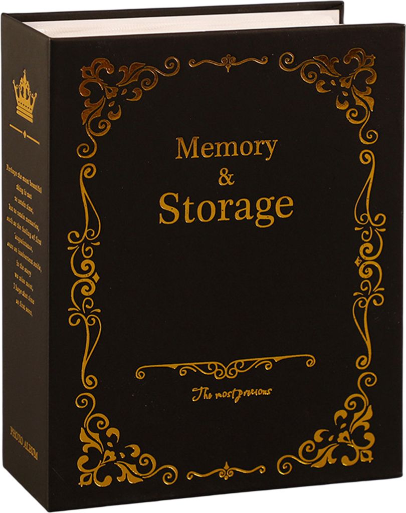 6-Zoll-Fotoalbum, Bronzing-Design, Anti-Aging, Einlegetyp, Aufbewahrung von 100 Taschen, Familienerinnerung, DIY-Vintage-Bilderalbum, Buch, Haushal...