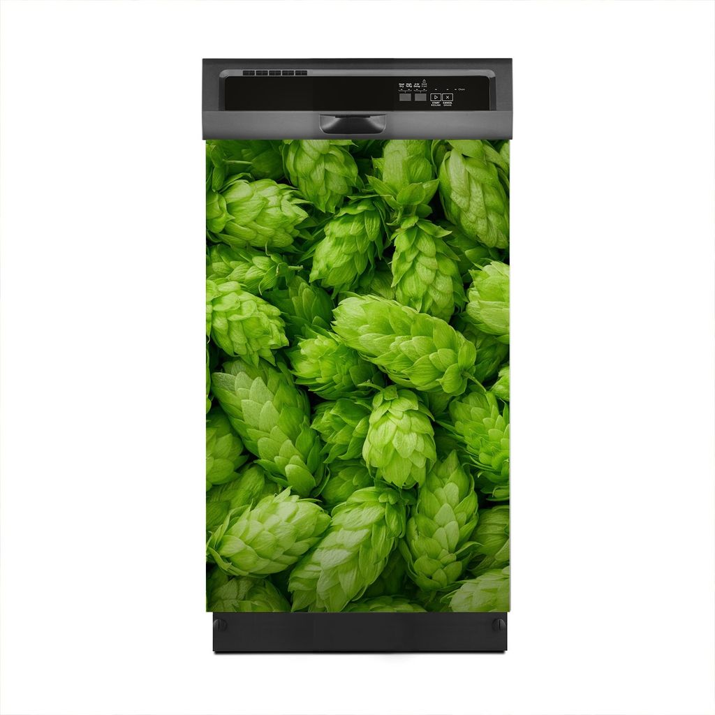 Aufkleber sticker 45x70 cm Dekorative folie Spülmaschine - Frische Hopfendolden