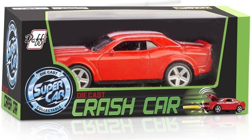 Metallmodell des Autos Crash Car #1