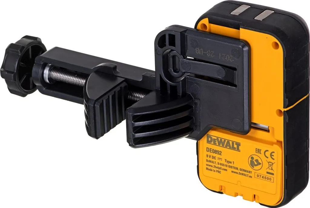 Cellule de Réception Laser DeWalt DE0892-XJ avec Support de Mire Pro
